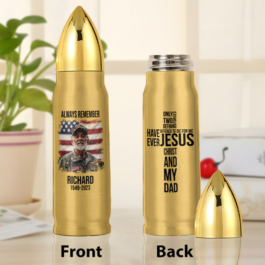 Only Two Defining Forces - Personalized Bullet Tumbler