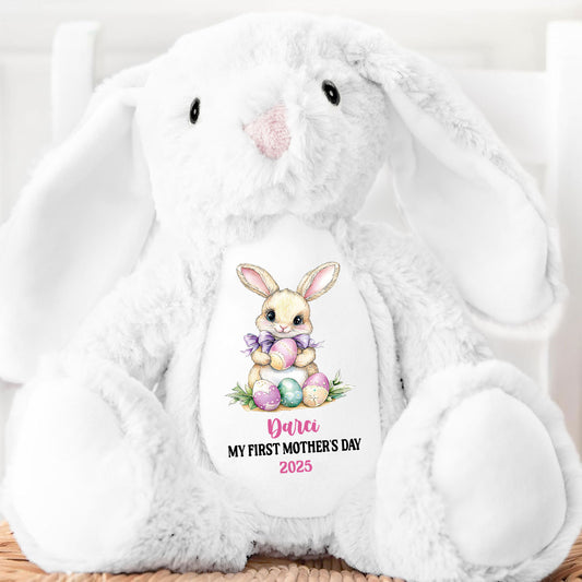 My First Mother's Day - Personalized Stuffed Bunny