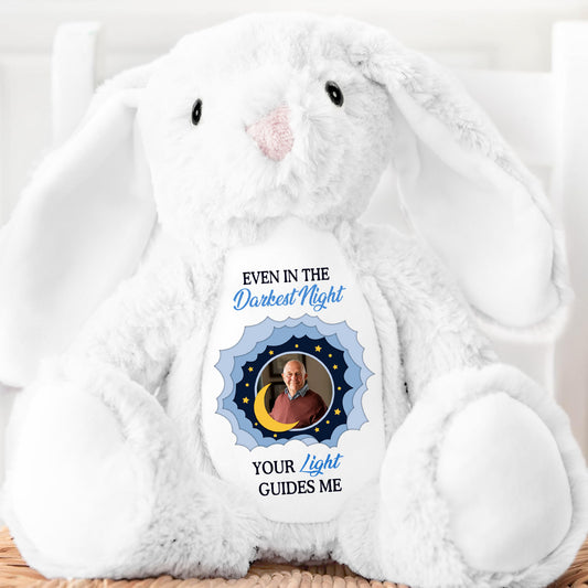 Even In The Darkest Night - Personalized Stuffed Bunny