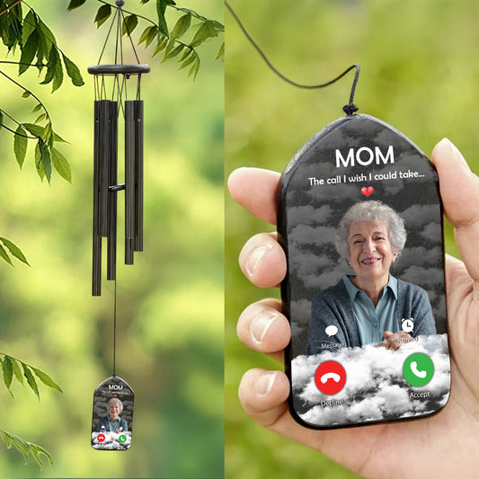 The Call I Wish I Could Take - Personalized Wind Chimes