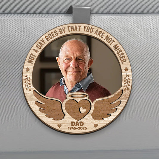 You Are Not Missed - Personalized Car Visor Clip
