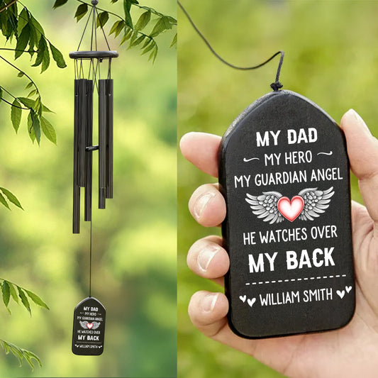 My Dad My Hero - Personalized Wind Chimes