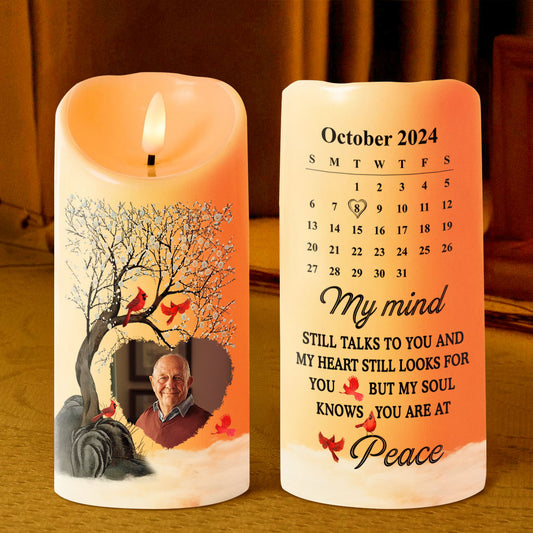 My Mind Still Talks To You - Personalized Flameless LED Candle