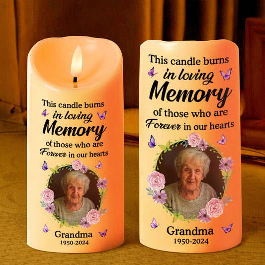 In Loving Memory - Personalized Flameless LED Candle
