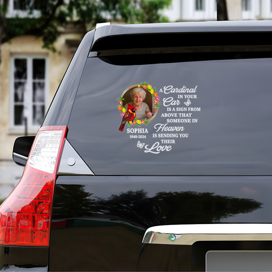 Someone In Heaven - Personalized Sticker