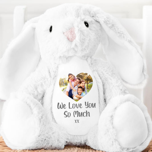 We Love You - Personalized Stuffed Bunny