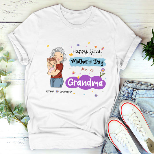 Happy First Mother's Day - Personalized 2D Unisex T-shirt