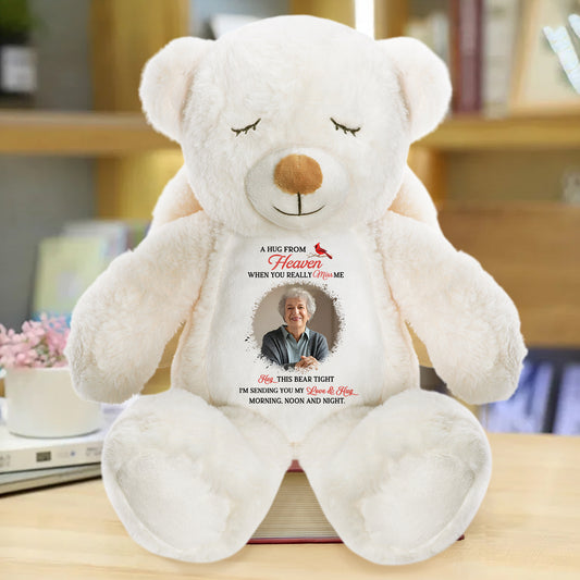 A Hug From Heaven - Personalized Guardian Angel Bear
