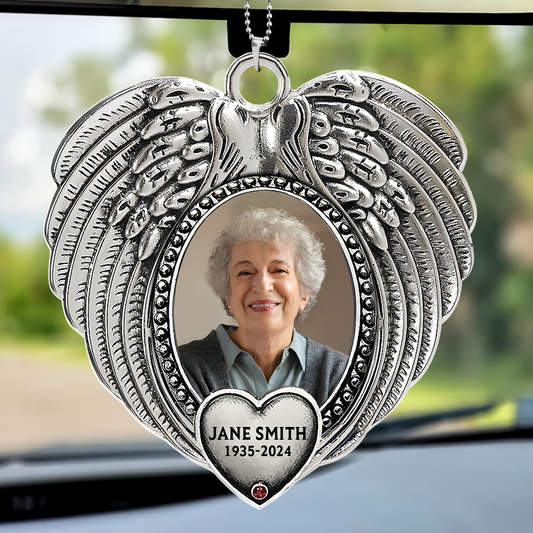 In Loving Memory - Personalized Car Hanging Ornament