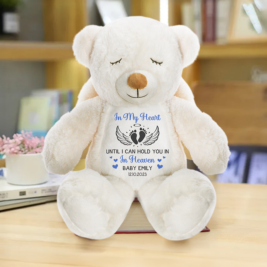 I'll Hold You In My Heart - Personalized Guardian Angel Bear