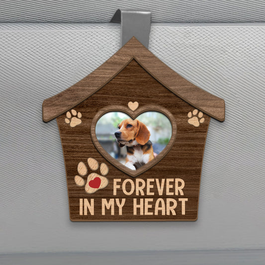 Forever In My Heart - Personalized Car Visor Clip