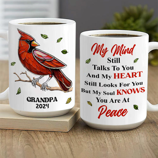 My Mind Still Talks To You - Personalized Ceramic Coffee Mug