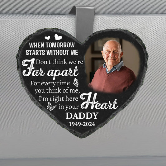 When Tomorrow Starts Without Me - Personalized Car Visor Clip