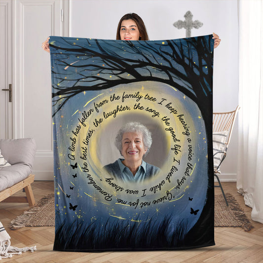 A Limb Has Fallen From The Family Tree - Personalized Fleece Blanket