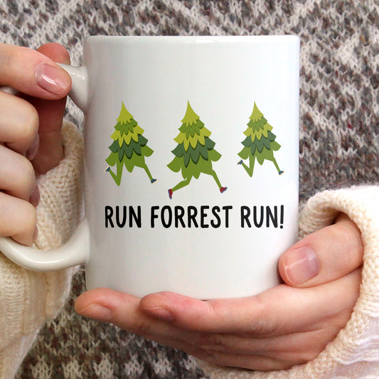 Run... Run - Personalized Ceramic Coffee Mug