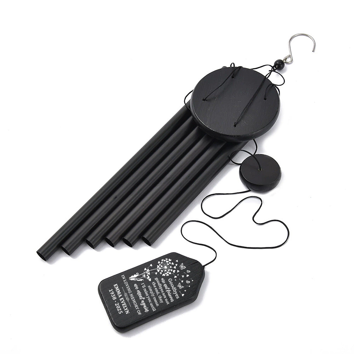 Goodbyes Are Not Forever - Personalized Wind Chimes