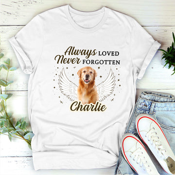 Always Loved Never Forgotten - Personalized 2D Unisex T-shirt