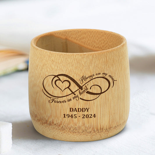 Always On My Mind - Personalized Bamboo Cup