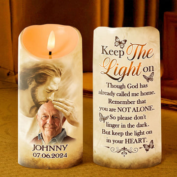 Keep The Light On - Personalized Flameless LED Candle