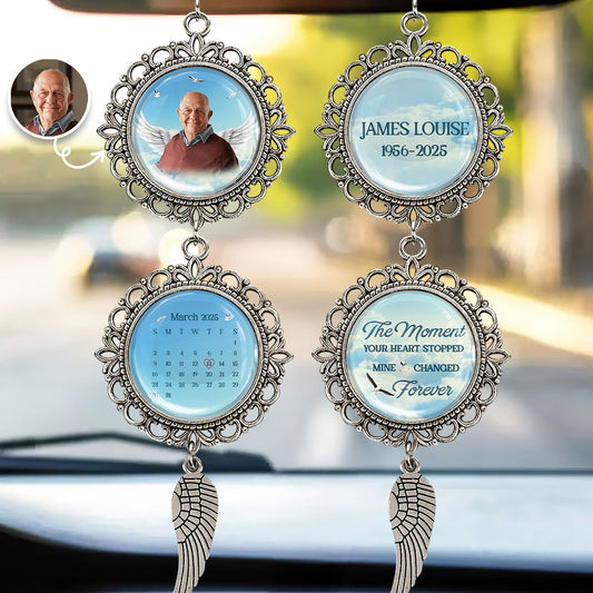 The Moment Your Heart Stopped - Personalized Photo Pendant Charm