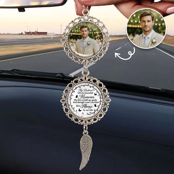 He’s Always By My Side - Personalized Photo Pendant Charm