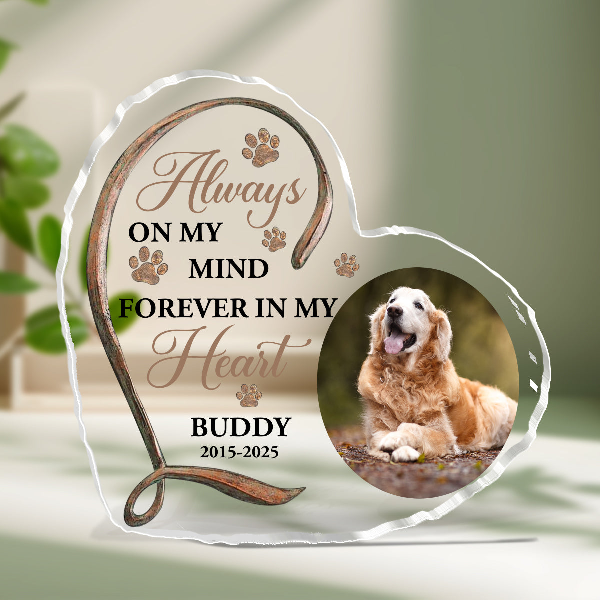 Angels Don't Always Have Wings - Personalized Custom Shaped Squared Acrylic Plaque