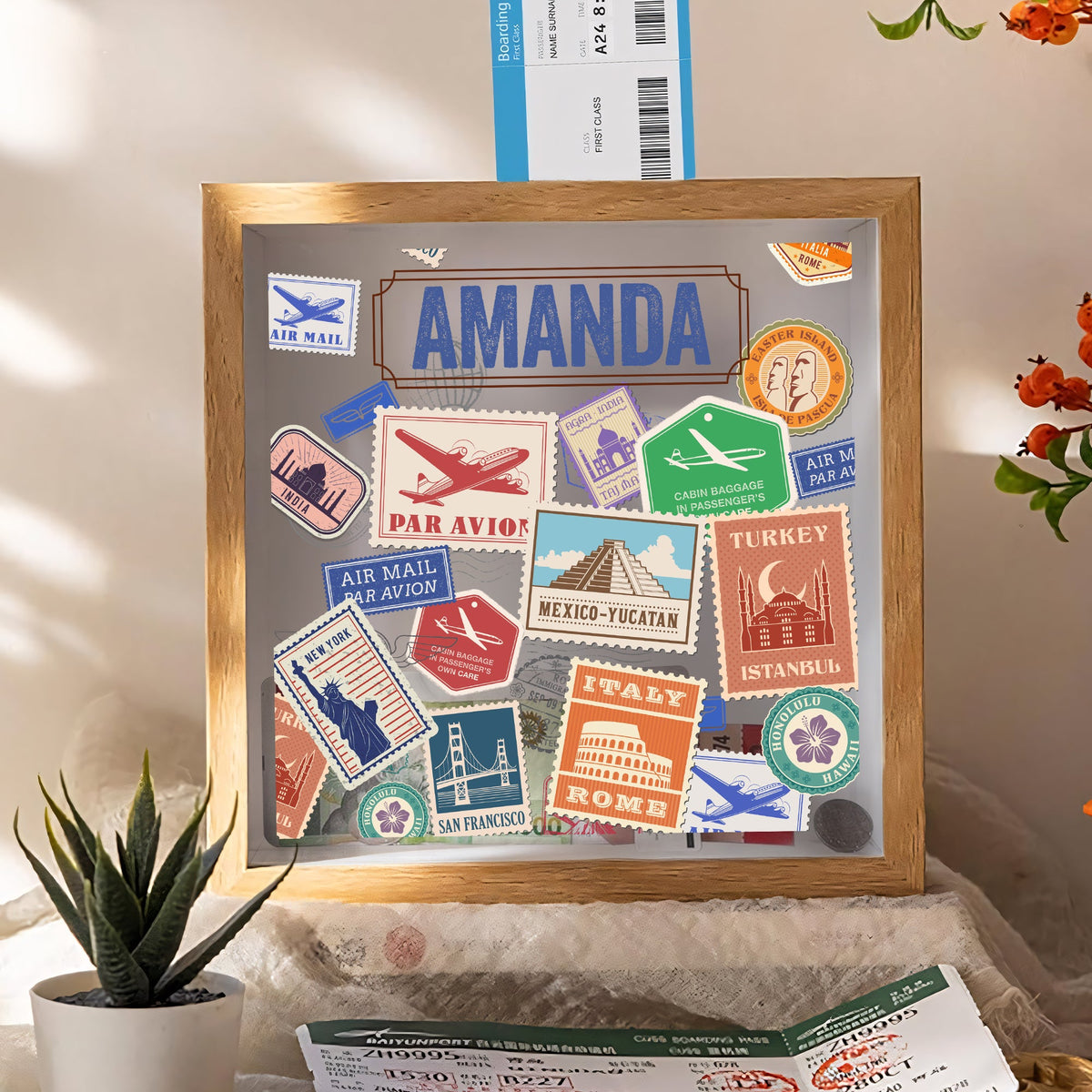 Be A Wanderer - Personalized Memory Box