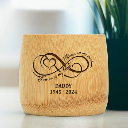 Always On My Mind - Personalized Bamboo Cup