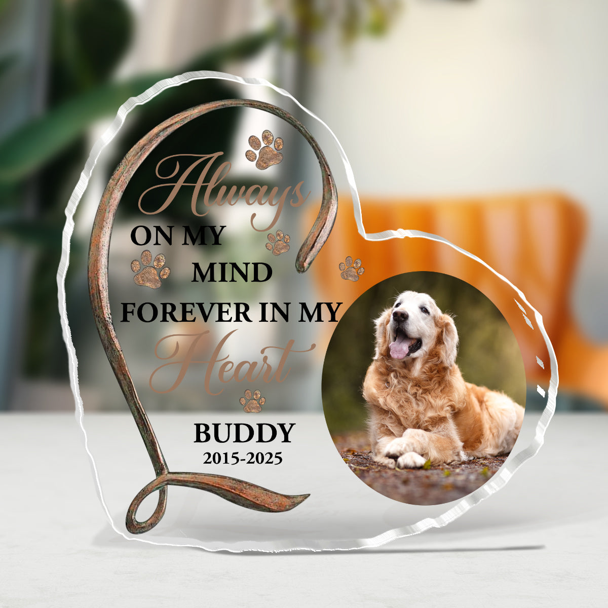 Angels Don't Always Have Wings - Personalized Custom Shaped Squared Acrylic Plaque