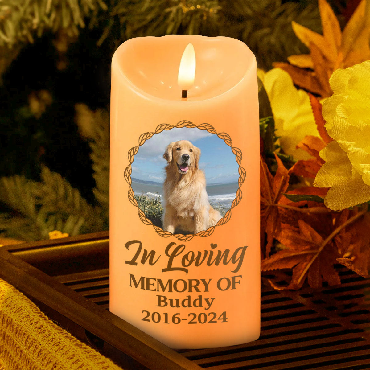 When You Miss Me Have No Fear - Personalized Flameless LED Candle