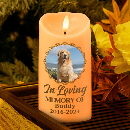 When You Miss Me Have No Fear - Personalized Flameless LED Candle