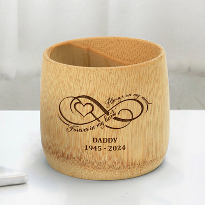 Always On My Mind - Personalized Bamboo Cup