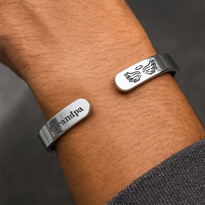 Always With You - Personalized Cuff Bangle Bracelet With Box