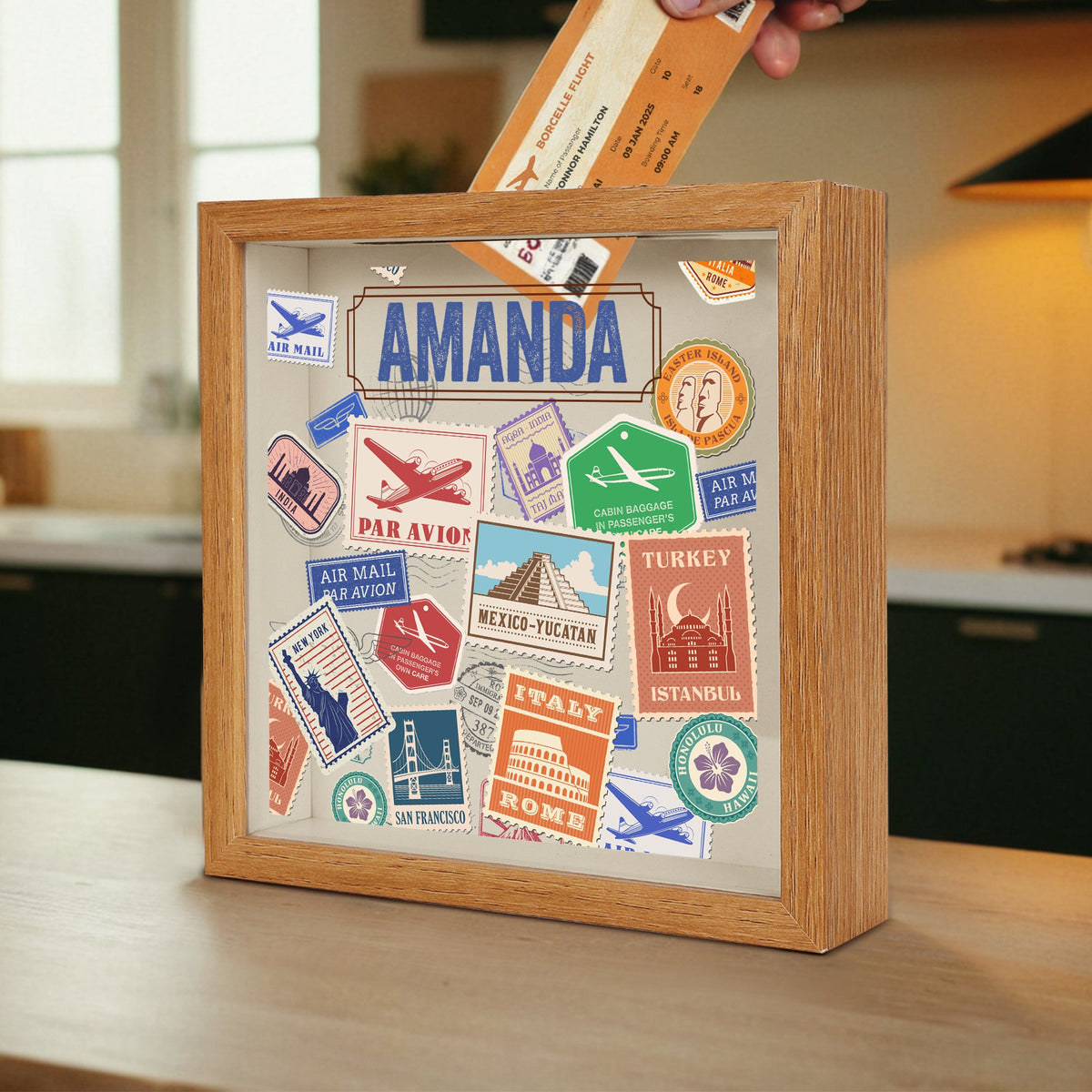 Be A Wanderer - Personalized Memory Box