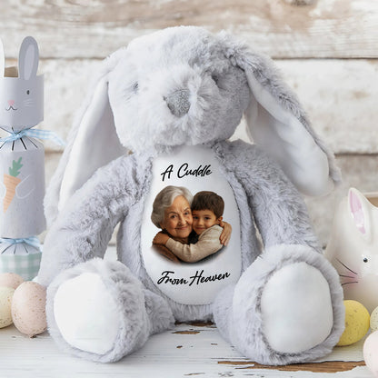 A Cuddle From Heaven - Personalized Stuffed Bunny